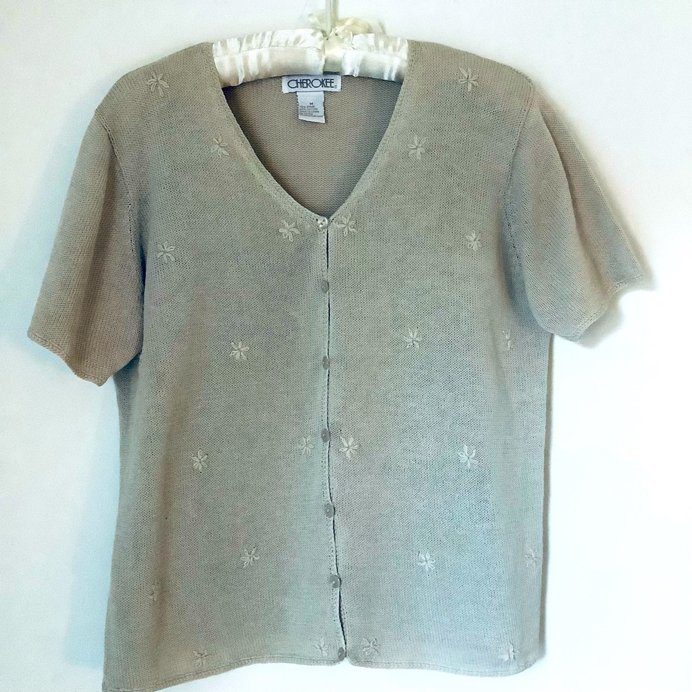 Cherokee knit top. Size M